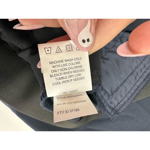 Briggs Womens Dress Pants Size 12 Short Blue Pockets Elastic Waist - Picture 7 of 13